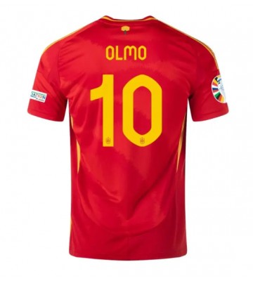 España Dani Olmo #10 Primera Equipación Eurocopa 2024 Manga Corta